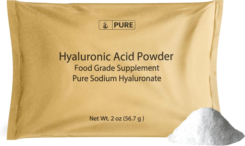 Pure Original Ingredients Hyaluronic Acid (2oz) Water Soluble, Fine Powder 2