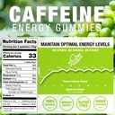 Punch'd Energy Natural Caffeine Gummies (200 Count Value Jar) 100mg of Caffeine per 10 Gummies, Clean Label, Ultra Low Glycemic, Low Calorie, Vitamin C 6
