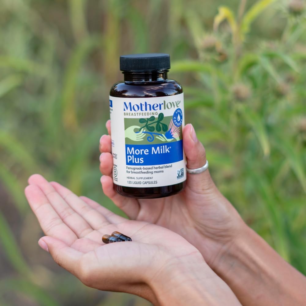 Motherlove More Milk Plus (60 Liquid caps 2 Pack) Fenugreek-Based Lactation Supplement to Support Breast Milk Supply—Non-GMO, Organic Herbs, Vegan, Kosher 6