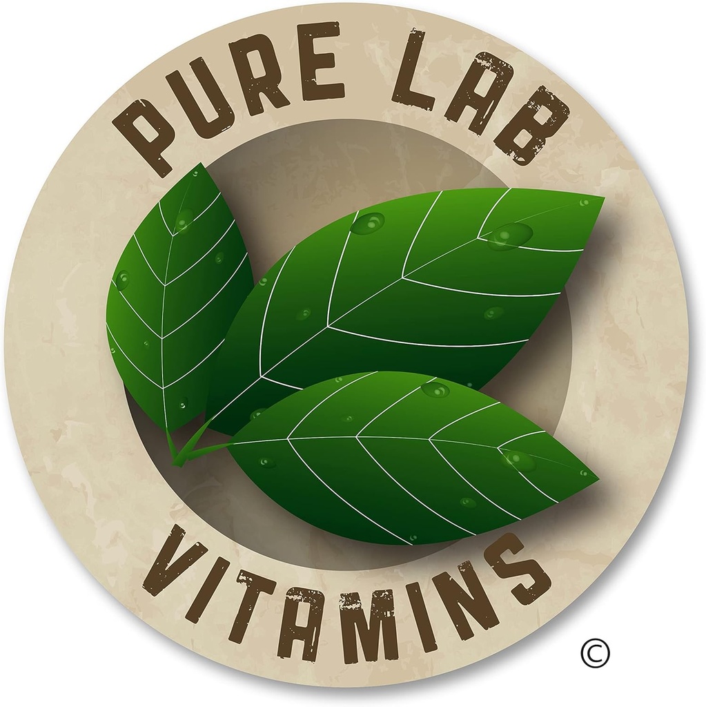 Magnesium Glycinate with Melatonin 3 mg - 90 Vegan Caps by Pure Lab Vitamins - Helps with Jet Lag and Sleep Cycles 🍁 Made in Canada 5