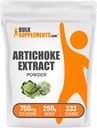 BulkSupplements.com Artichoke Extract Powder - Herbal Supplement, Artichoke Supplement - Vegan & Gluten Free, 750mg per Serving, 250g (8.8 oz) (Pack of 1) 2