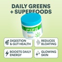 Cira Daily Greens - Naturally Sweetened, Organic Spirulina Superfood Powder with Premium, Antioxidant-Rich Ingredients for Debloating, Digestion, & Energy - Pineapple Coconut, 30 Servings 3