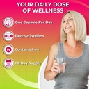 Vegan Whole Food Multivitamin with Iron & Women’s Daily Multivitamin with Iron, Organic Superfoods, Probiotics & Digestive Enzymes Bundle – Vegan, Non-GMO, Clean Daily Wellness Support 6