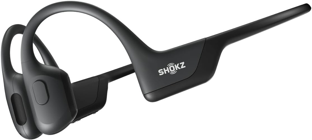 SHOKZ OpenRun Pro - Open-Ear Bluetooth Bone Conduction Sport Headphones, Sweat Resistant Wireless Earphones for Workouts and Running with Premium Deep Bass- Built-in Mic, with Hair Band, Black 2