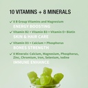 Unichi Women’s Multi-Nutrient Gummy, 18 Essential Vitamins & Minerals Specially Designed for Women, Non-GMO, Lime Flavour, 60 Count 6