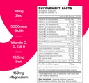 Wellthy Her Women's Daily Vegan Multivitamin for Women, Natural Ingredients for Healthy Hair, Skin, & Nails with Essential Micronutrients (30 Day) 4