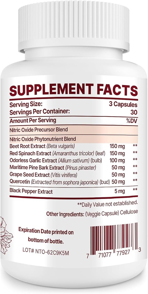 Nitric Oxide Supplement for Men (1 Bottle) 3
