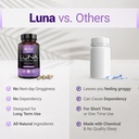 Nested Naturals Luna Sleep Supplement (60 Vegan Capsules) & 5-HTP 100mg (120 Vegan Capsules) for Improved Sleep, Relaxation & Mood 5