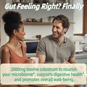 Colostrum Gummies 2000mg, Organic Bovine Colostrum Supplement for Muscle Growth, Energy Boost, Gut Health, Hair, Gluten Free, Calostro Bovino para Adultos Organico, 60 Count 6