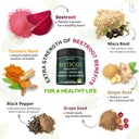 Bundle 5in1 Valerian Root Supplement & 6in1 Beet Root Capsules - Support Restful Night, Heart Health, Digestive and Immune 6