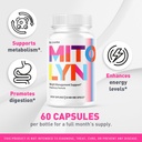 (5 Pack) Mitolyn Capsules - Mitolyn, Mitolyn Advanced Formula Pills, Mitolyn Supplement, Mito Lyn, Mito Lyn Pills, Mitolyn Support, Mitolyn Pill, Mitolyn Supplement Pills, 300 Capsules for 5 Months 3