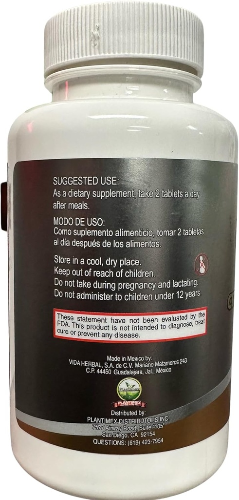 Potassium Citrate Tablets - Potassium Supplement, Potassium Citrate 60 Tablets (700mg)- Potassium Citrate Supplement-30 Days Supply Dietary Supplement PLANTIMEX 4