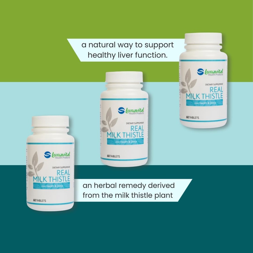 Real Milk Thistle, Detox & Liver Health, 60 Tablets 5