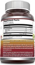 Amazing Formulas Taurine 1000mg Capsules Amino Acid Supplement | Non-GMO | Gluten Free | Made in USA (100 Count | 6 Pack) 4