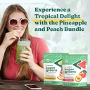 Rewind Super Greens Powder - Supports Energy, Immunity, and Gut Health - Over 40 Superfoods - Delicious Powdered Greens - Pineapple and Peach 5