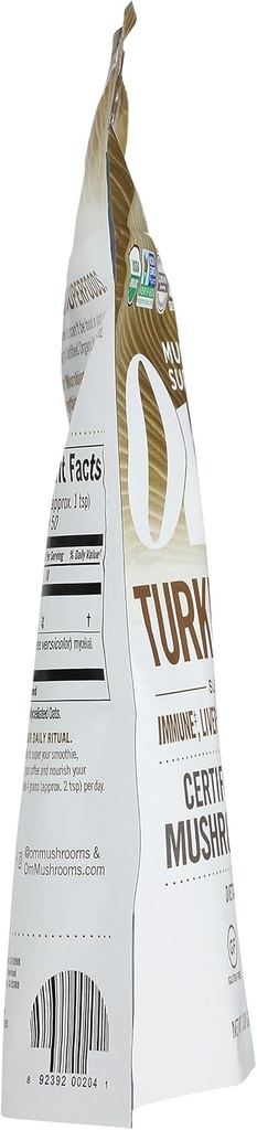 Om Mushroom Superfood Organic Turkey Tail Matrix Powder, 3.5 OZ 6