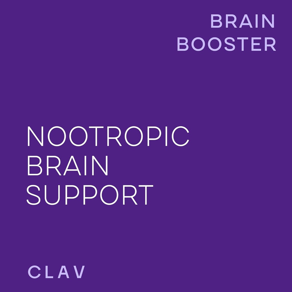 CLAV N°4 Brain Booster - Nootropics Brain Support Supplement for Memory & Focus - Lions Mane, Bacopa Monnieri, Ginkgo - Brain Vitamins & Memory Pills - 60 Capsules 6