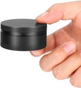 Portable Pill Case Pill Box Daily - Waterproof Single Metal Pill Organizer for Pocket Purse, Aluminium Alloy Round Daily Medicine Container to Hold Vitamins, Fish Oil Medium Size 2
