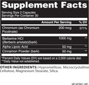 Healthy Delights Nature Fuel Berberine Capsules, Berberine Supplement, with Berberine HCl, Chromium Picolinate, Alpha Lipoic Acid, and Cinnamon Bark, 60 Count, 30 Servings 3