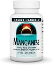 Source Naturals Manganese 10mg Amino Acid Chelate Supplement - 100 Tablets (Pack of 2) 2