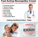 Nerve Relief Cream 4 oz Plus Neuroturna Nerve Support 600 mg ALA Supplement 5