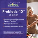 NOW Foods, Probiotic-10™, 25 Billion, with 10 Probiotic Strains, Dairy, Soy and Gluten Free, Strain Verified, 180 Veg Capsules 6
