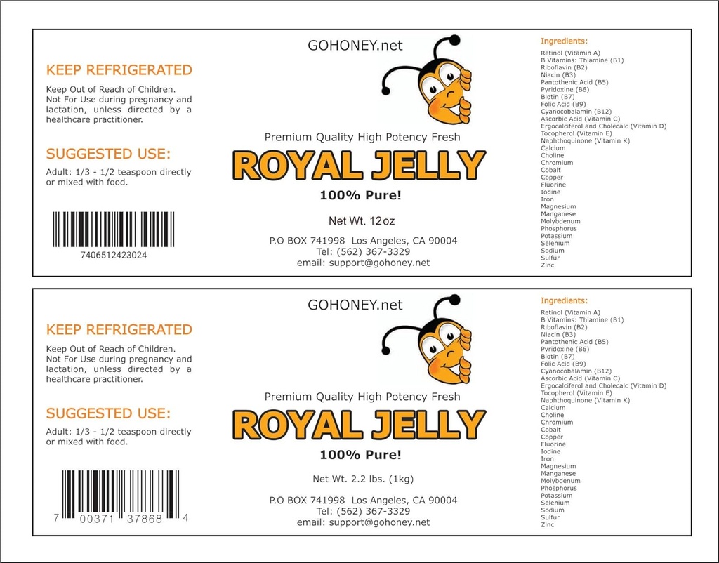 100% Pure Organic Fresh Royal Jelly Nutritious Superfood for Wellness and Beauty (5kg) 6