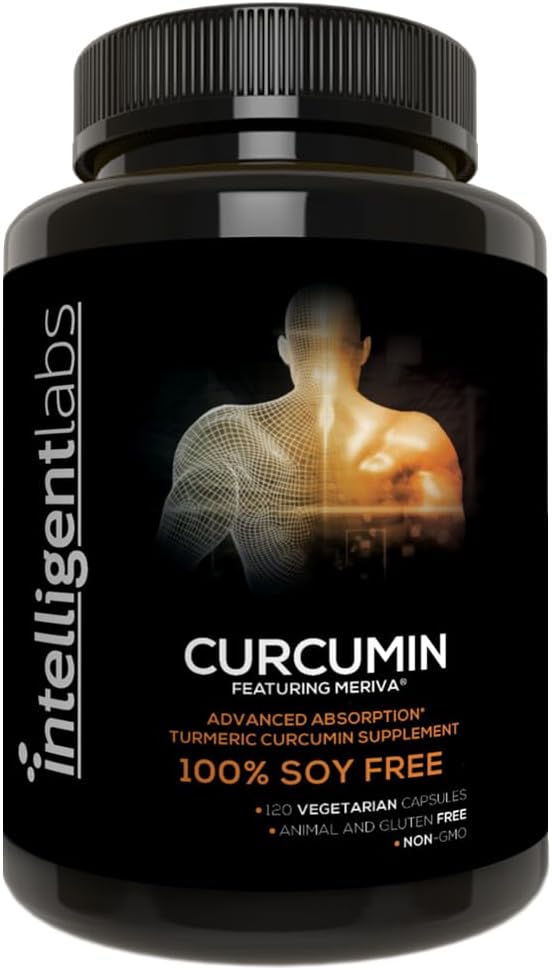 Intelligent Labs 250MG Meriva Curcumin Phytosome, 2900% Better Absorbed Than Ordinary Turmeric Curcumin, 100% Soy Free, 120 Capsules Per Bottle 2