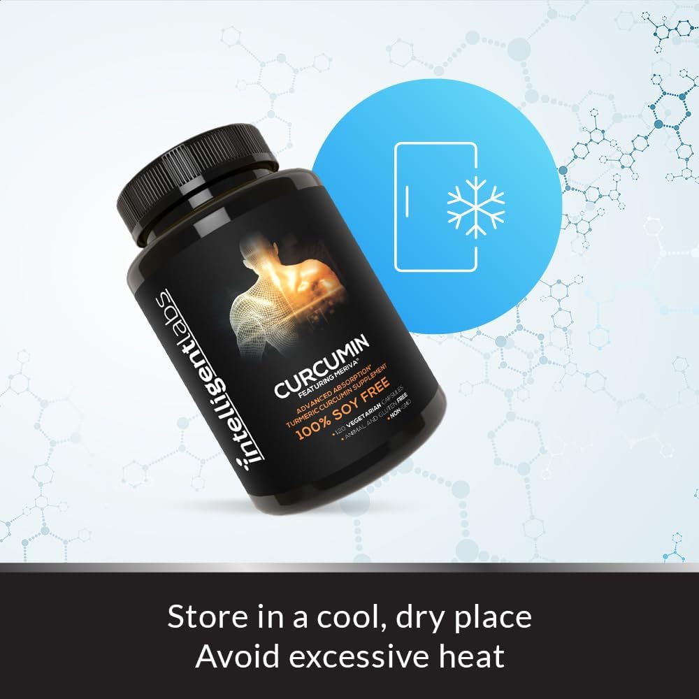 Intelligent Labs 250MG Meriva Curcumin Phytosome, 2900% Better Absorbed Than Ordinary Turmeric Curcumin, 100% Soy Free, 120 Capsules Per Bottle 5