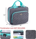 BAGSFY Medicine Bag for Traveling, Pill Bottle Organizer Storage, Large Medication Travel Case, Pills Box for Vitamin, First Aid Kit Bags Empty. (Comes with Weekly Pill Organizer) 5