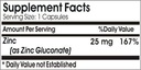 Chelated Zinc 25mg ~ 200 Capsules - No Additives ~ Naturetition Supplements 3