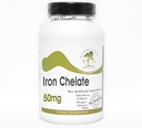 Iron Chelate 50mg ~ 100 Capsules - No Additives ~ Naturetition Supplements 2