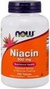 Niacin, 500 mg, Tr 250 Tabs by Now Foods (Pack of 3) 2
