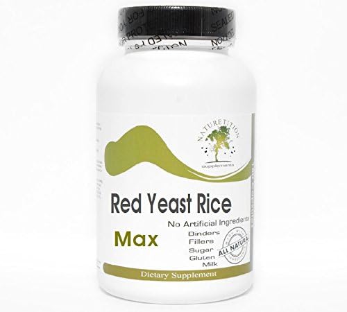 Red Yeast Rice Max ~ 90 Capsules - No Additives ~ Naturetition Supplements 2
