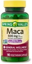 Generic Spring Valley Maca Root 500mg Capsules, Organic Maca Root for Women and Men, Dietary Supplement, 90 Vegetarian Capsules + DRI Store +Sticker 4
