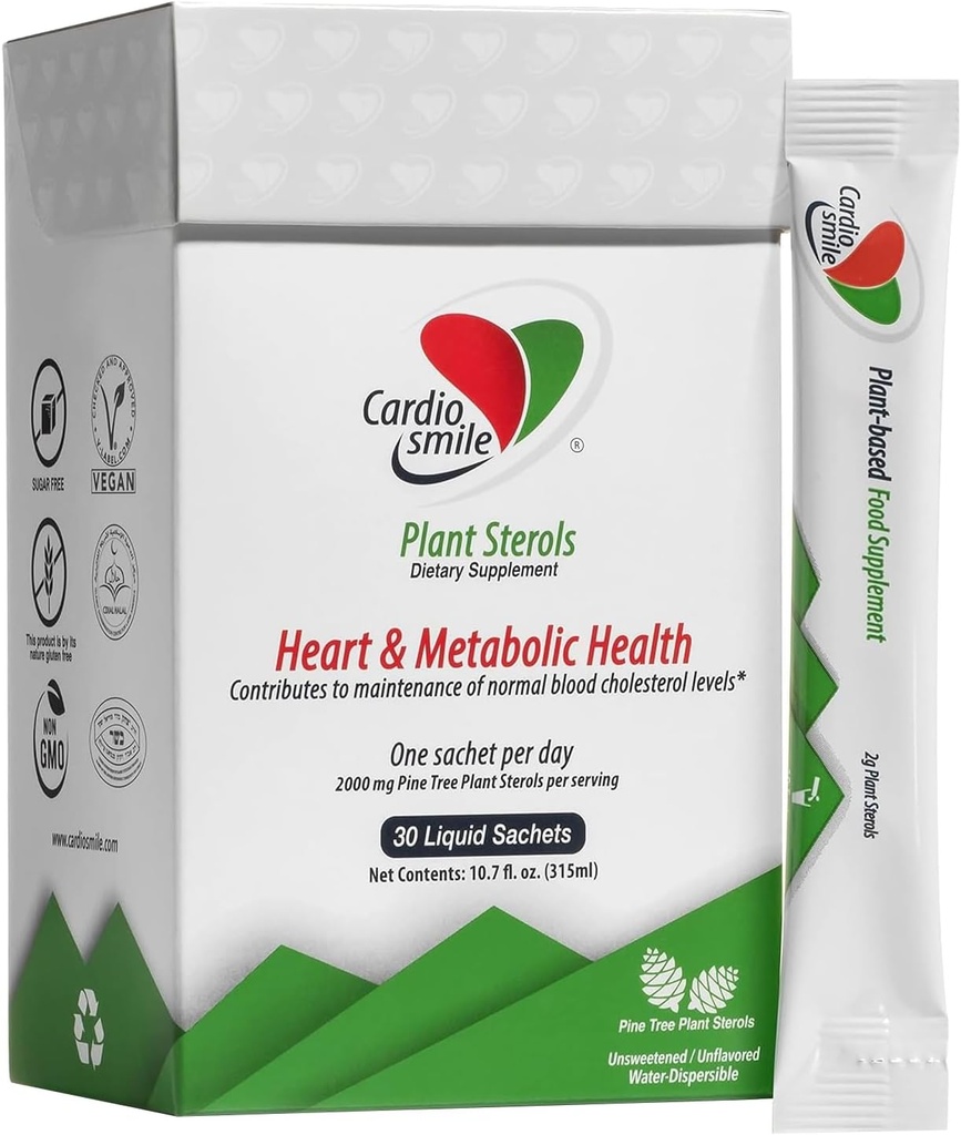 2000mg Plant Sterols Supports Healthy Cholesterol Levels with 1400mg beta-Sitosterol for Heart & Metabolic Health Support, 90 Day Supply in Single Use Liquid Packets 2