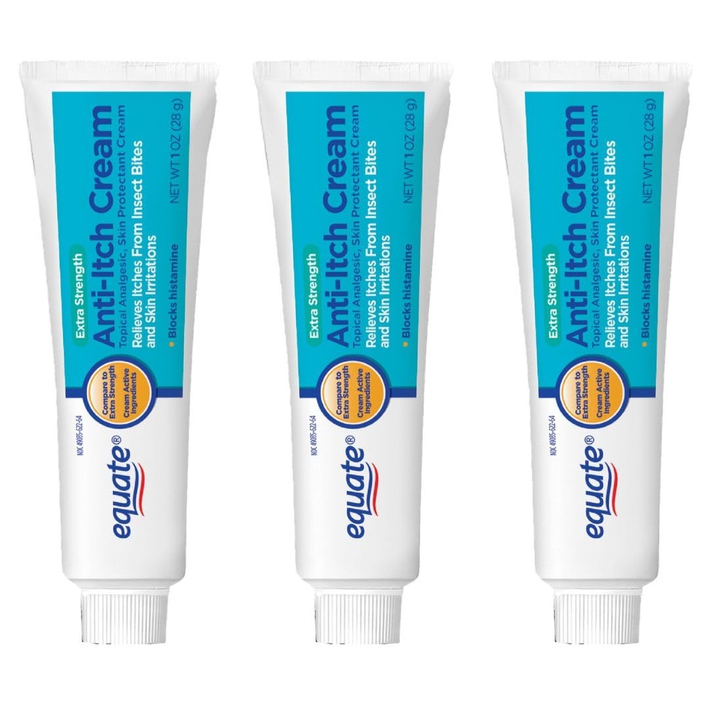 Equat Extra Strength Anti-Itch und Hautschutzcreme, 1 Unze (3 Pack)