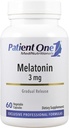 Patient One Melatonin 3 mg Extended Release | Ergänzung zur Erholung Schlaf und Entspannung* | Natürliche Schlafhilfe | 60 Kapseln