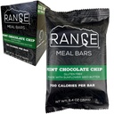 Range Meal Bar - High Calorie Meal Ersatz Bars - Gluten Free Bars - Backpacking Meals - 6 Pack (Mint Chocolate Chip)