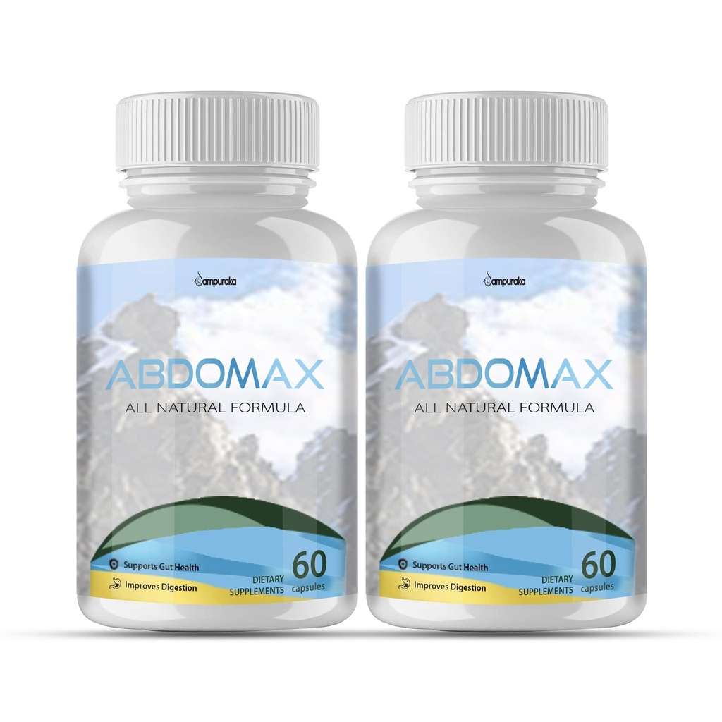 Abdomax Nouveau supplément de formule avancée - 2 packs 60 jours d'approvisionnement