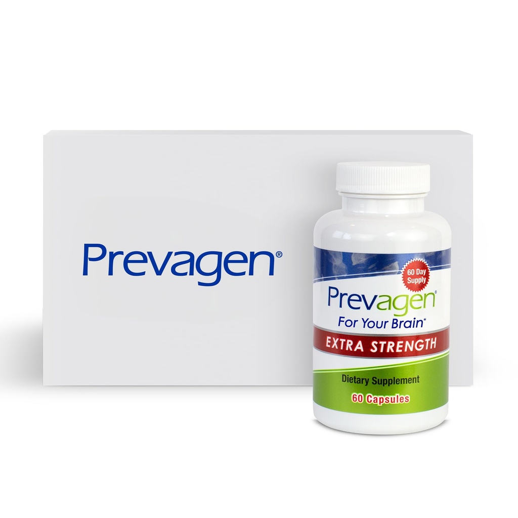 Prevagen Extra Strength - 60 Kapseln (2 Monate Versorgung) | Formuliert für Ihr Gehirn | 20mg Apoaequorin Plus Vitamin D3