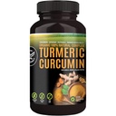 100% crudo e organico capsule curcuma curcuma. Certificato biologico, senza glutine, non OGM e senza caffeina. Migliorato con aglio, zenzero e pepe nero, 500mg, 120 capsule vegane