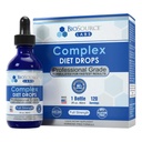 Gocce di dieta complessa – Migliori gocce naturali per uomini e donne (1 bottiglia, 2 fl oz) - 30 giorni di alimentazione