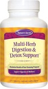 Natura Segreto Multi Herb Digestion & Detox Support - Promuove la funzione digestiva sana, ringiovanimento e pulizia potente con Alfalfa, Dandelion, Fennel, Green Tea & More - 275 Tavole