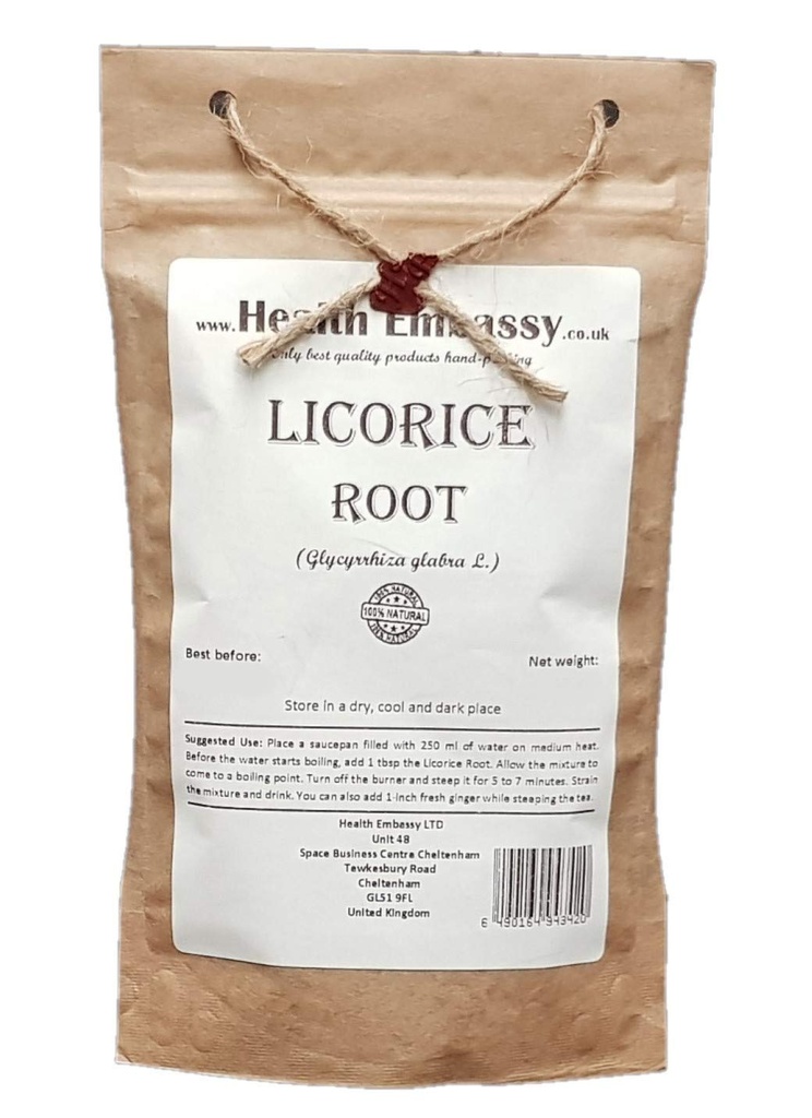Gesundheitsbotschaft Licorice Root | Glycyrrhiza Glabra | Kräutertee (50g)