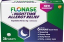 Flonase Nighttime Allergy Relief Tablets, Up to 6 Hours of Allergy Medicine - 36 Coated Tablets