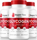 (3 Pack) Super Flow Glycogen, SuperFlow Glycogen Support Capsules, Super Flow Glyco Optimizer, SuperFlow Glyco Optimizer Caps officiels, Super Flow Detox Cleanse, Super Flow Glycol (180 Capsules)