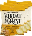 Jakemans Honey and Lemon Throat & Chest Lozenges Cough Drops – Cough, Sore Throat und Saisonal Distress Beruhigendes Relief – Liquid Drop Shape – 30 Lozenges (3 Pack)
