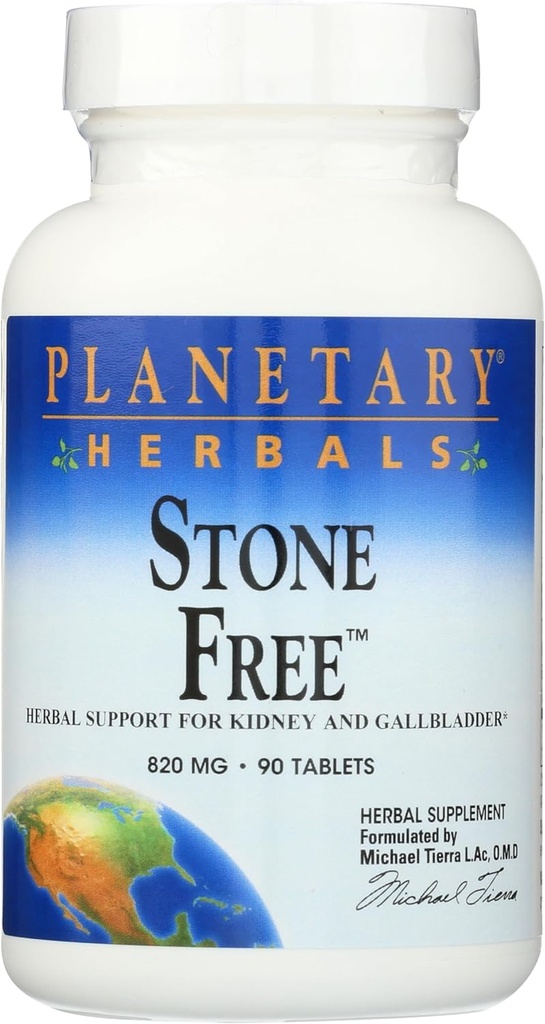 Planetary Kräuter Stein Free 820 Milligramme 90 Tabs