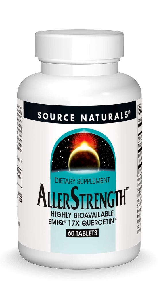 Quelle Naturals AllerStrength Fast-Acting Saisonale Immununterstützung - Highly Bioavailable Quercetin* - 60 Tabletten